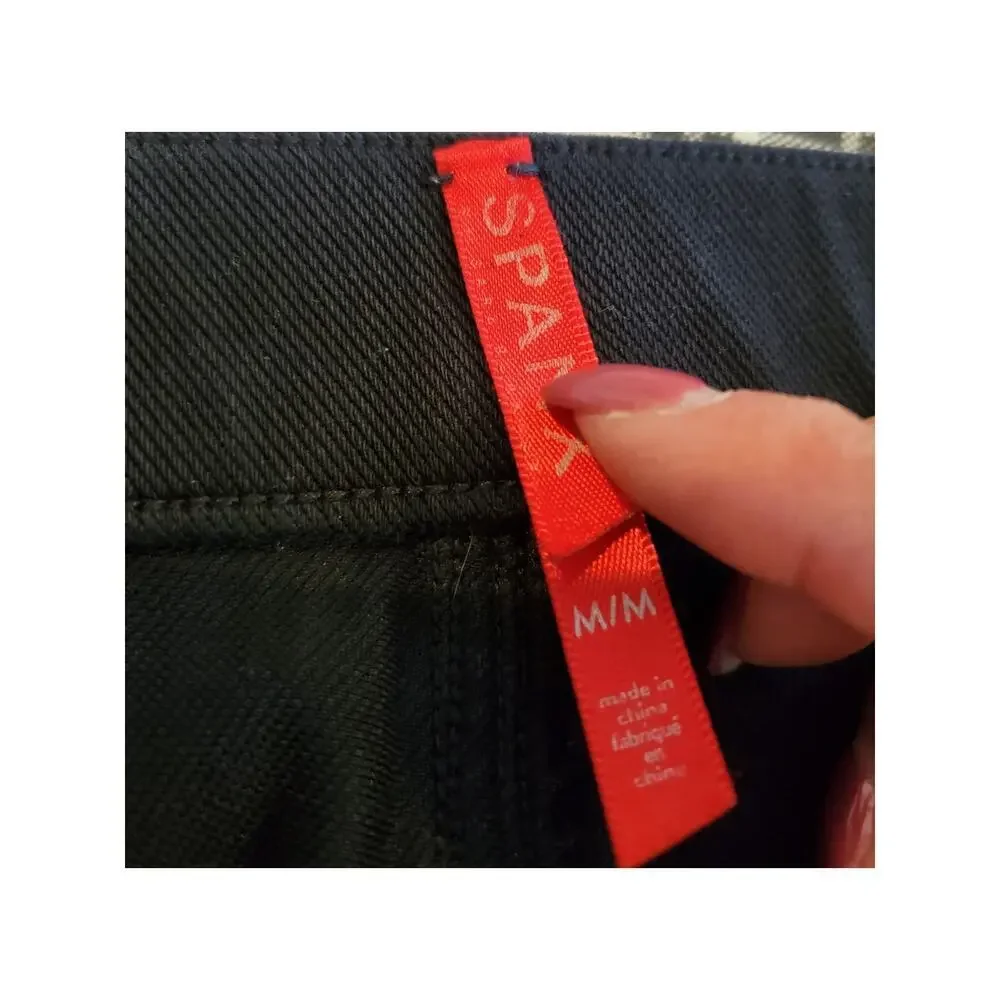 Spanx black leggings‎ Medium pull on
